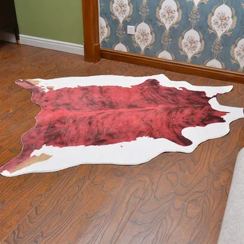 Leopard govs paklāju lielu paklāji, lai dzīvojamā istabā tapetes para sala de estar mākslīgās kažokādas paklājs modes alfombra