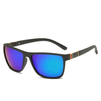 LongKeeper Zīmola Dizaina Vīriešiem Polarizētās Saulesbrilles, Vintage Vīriešu Laka Ieplests Laukumā Braukšanas Saules Brilles UV400 Toņos Oculos