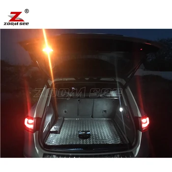 Balts LED iekštelpu bagāžnieka interjera lampas, LED spuldze, lasot karti dome jumta gaismu Komplekts Par VW Tiguan Par Touareg 7L 7P (2003-)