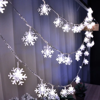 Ziemassvētku rotājums Mājās 5M/4M Puse Led String Gaismas Dekoratīvie navidad Vainags Sniega Gaiši Ziemsvētki koks Dekori Ziemassvētku Dāvanu