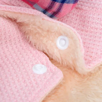 HOOPET Pet Suņu Apģērbu Klasiskā Britu Stilā Rudens/Ziemas Tērpu Kaķis Četras Kājas Kucēns Valkā