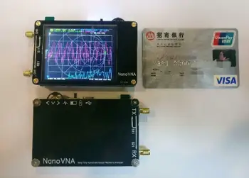 Iebūvēts akumulators & Metāla Vairogs NanoVNA VNA 2.8 collu LCD HF, VHF UHF UV Vektora Tīkla Analizators 50KHz ~ 900MHz Antenas Analyzer