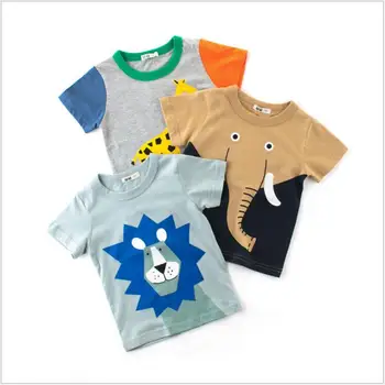 1-8Y Bērniem, Baby Boy, Topi, T-krekls Vasaras Bērnu Kokvilnas t-veida, Top Toddler Apģērbu Modes T Krekli Bērnu Ikdienas Playclothes