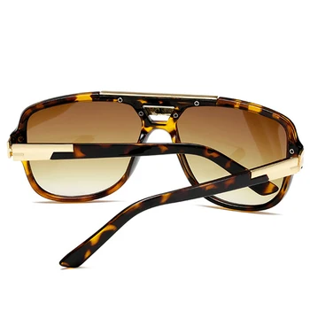 MUSELIFE Zīmola Dizaina Vīriešu Saulesbrilles Vintage Vīriešu Kvadrātveida Saules Brilles Luksusa Slīpums Sunglass UV400 Toņos gafas de sol hombre