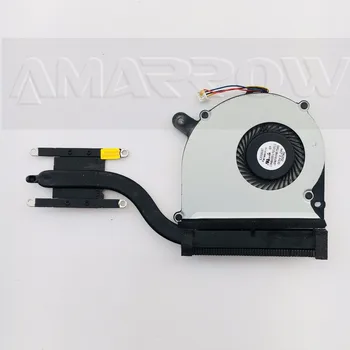 Oriģināls bezmaksas piegāde klēpjdatoru heatsink dzesēšanas ventilatoru cpu cooler Par ASUS S400 S400C S400CA 13N0-NUA0901