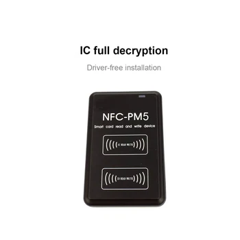 Jaunu Nfc-pm5 Id 125khz T5577 Em4305 Rfid Kopētājs Ic Lasītājs Replicatoric 13.56 mhz S50 Dekodēšanas Funkciju Smart Card