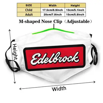 Edelbrock Modes Smieklīgi Dizains Melnā Atkārtoti Maskas Edelbrock Auto, Automobiļu V8 Chevrolet Corvette Pontiac Slodzes Iela Pro