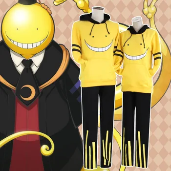 Modes Anime Slepkavības Klasē Cosplay Kostīmu Korosensei Kažoku, Apģērbu Ansatsu Kyoushitsu Cos Hoodies Sporta Krekli