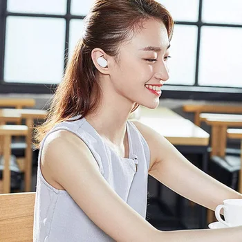 Sākotnējā Xiaomi AirDots Jaunatnes Bluetooth Austiņas TWS Taisnība Bezvadu Stereo Cute Mini 4.2 g Light Austiņas Pieskarieties Vadības Uzlādes Kaste