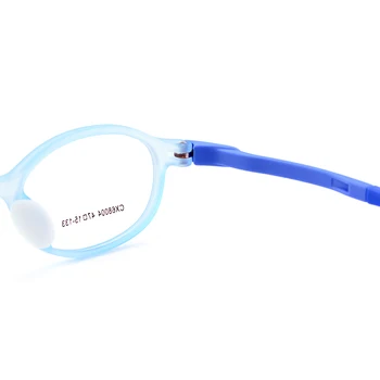 Gmei Optisko Veselīgi Bērni Eyewear Ultra-light Elastīga TR90 silikagela Ērti, Droši Pilna Loka Bērniem, Briļļu Rāmji CX68004