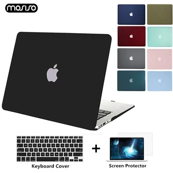 2019 Jaunākās MOSISO Kristāla\Matēts Case For MacBook Air 13 Pro 13 15 Touch Bar Retina Klēpjdators Maisā, Mac Book Air 13.3 Gadījumā A1932