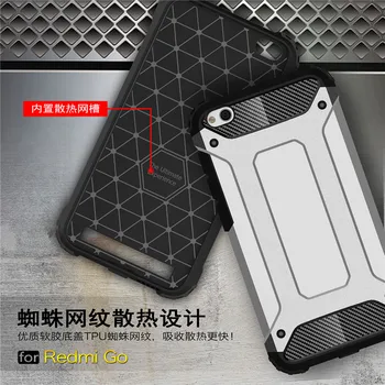 Lai Segtu Xiaomi Redmi Doties Gadījumā, TPU & PC Bruņas Bufera Maisiņš Aizsardzības Atpakaļ Phone Gadījumā Xiaomi Redmi Iet Vāciņš 5