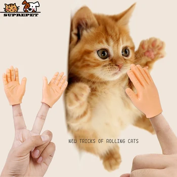 Funny Kaķis Rotaļlietas Interaktīvas Rotaļlietas Mājdzīvniekiem Pirkstu Gultiņa Pet Piegādēm Gumijas Cute Suņu Rotaļlietas, Roku Masāža Kaķēns Produktu Kucēns Piederumi