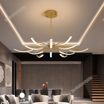 Mūsdienu LED Lustras griestu lampas dekors mājas apdare, virtuves, guļamistabas dzīvojamā ēdamistaba Spīdumi iekštelpu apgaismojums luksusa