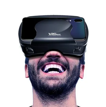 Jaunas VRG Pro brilles VR virtuālā realitāte smart 3D brilles ar austiņas 5.0-7.0 collu smart Android