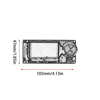3d Printeri, Aksesuāri, Mks Mini12864 Lcd Displejs Atbalsta Marlindiy Ar Sd atmiņas Kartes Turētāju, Melns LCD displejs