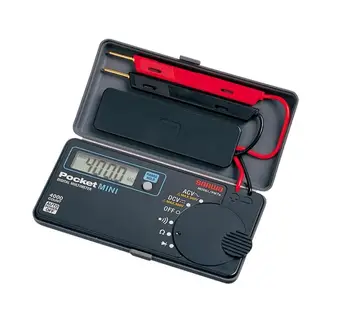 Sanwa PM7A Kabatas mini izmēra portatīvo Multimetrs GMD 4000 grāfs DC AC ar integrētu aizsardzības gadījumā