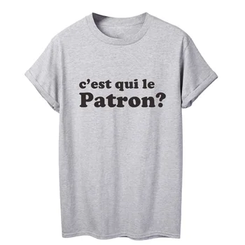 ONSEME c ' est qui le Patron francijas Labākajiem Draugiem T Krekls Girl Power 2019 Sieviešu Modes Lakrosa Sieviešu Tshirts Gadījuma Vasaras Q-672