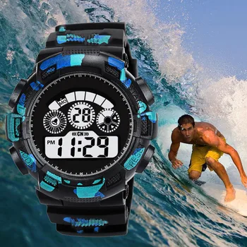 Vīriešu Pulksteņi Megir Ūdensizturīgs Luksusa Zīmolu Top Digitālās Reloj Sporta Skatīties Modes 2021 Aproce Pulksteņi Rokas 18Jul18