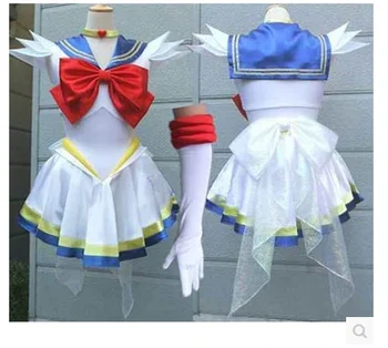 Harajuku Anime Sailor Moon cosplay Sailor Moon/Mizuno Ami/Hino Rei/Kino Makoto karikatūra Halloween kostīmi, komplekti sieviešu