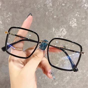 Datoru Brilles Modes Anti Zilā Gaisma Retro Brilles Acu Brilles, Ietvari Sievietes Vīrieši Optisko Kvadrātveida Briļļu Ietvaru Briļļu