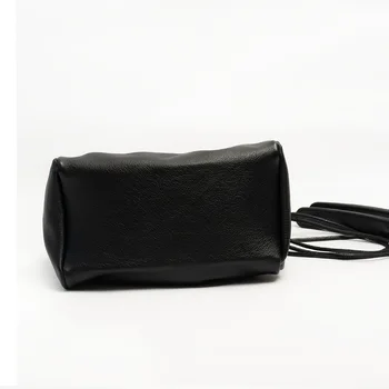 2020 jaunas, īstas ādas vienkāršu aukliņu soma korejas modes soma melnu mīkstas ādas somas messenger bag pārrobežu ķermeņa soma sievietei