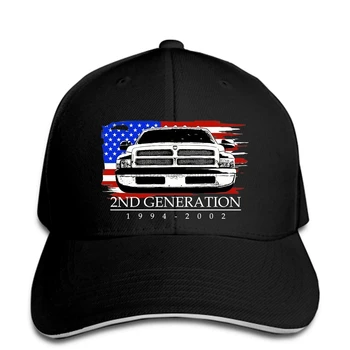 2. Paaudzes Dodge Ram 1994-2002 Vīriešiem Beisbola cepure Snapback Cap Sieviešu Cepure, kas Sasniedza augstāko līmeni