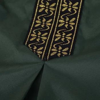 2019 JAUNU Sieviešu lielformāta drukas Abaya Jilbab Musulmaņu gara kleita gadījuma kraft kleita 4.13