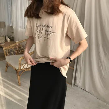 Lēti vairumtirdzniecības 2018 jauno vasaras Karstā pārdošanas sieviešu modes gadījuma t krekls dāma skaisti, jauki, Topi Y23