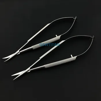 1gb Nerūsējošā tērauda Šķēres oftalmoloģijas microsurgical ķirurģijas instrumenti Šķēres