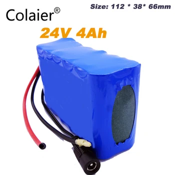 Colaier 24V 4000 18650 Akumulatoru baterija 25.2 V 4000mAh Akumulators Mini Portatīvo Lādētāju LED/Lampas/Kameru