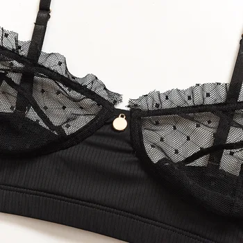 Seksīga Sieviešu Apakšveļa Bra Komplekts Sexy Apakšveļa G-string Sandales Naktsveļu Mežģīņu Ziedu Apģērbu Komplekts Sleepwear Push Up Divas Gabals Komplekti