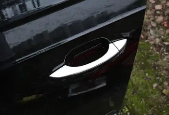 Nerūsējošā tērauda Sānu Durvju Roktura Vāciņš Melns, 8pcs Audi Q7 4M 2016 2017