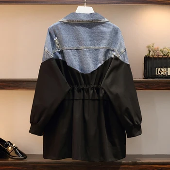 Liela izmēra L-4XL vrouwen jurk 2019 Rudens nieuwe vrouwen jurk hoge kwaliteit režīmā elegante vestidos 9947. lpp.