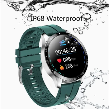 PS80 Smart Skatīties Vīrieši IP68 Ūdensnecaurlaidīga Fitnesa Tracker, Sirdsdarbības, Miega Monitors Smartwatch Multi-sporta Pulksteņi IOS Android