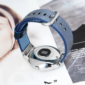 Par Huawei Smart Aproce S1/B5/fit/watch NOKIA TĒRAUDA Nomaiņa 18mm Krāsots, Austs Neilona Watchband Rokas Siksniņu