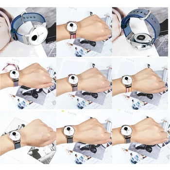 Par Huawei Smart Aproce S1/B5/fit/watch NOKIA TĒRAUDA Nomaiņa 18mm Krāsots, Austs Neilona Watchband Rokas Siksniņu