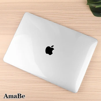 AmaBe Par Apple MacBook Air, Pro Retina 11 12 13 15 Crystal Hard Shell Klēpjdatoru Aizsargs Lieta+Tastatūras Vāciņš+creen Aizsargs