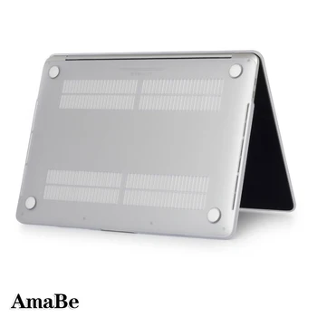 AmaBe Par Apple MacBook Air, Pro Retina 11 12 13 15 Crystal Hard Shell Klēpjdatoru Aizsargs Lieta+Tastatūras Vāciņš+creen Aizsargs