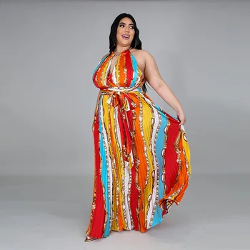 XL-5XL Drukāt Āfrikas Pludmales Kleitas, Sieviešu Dashiki Drēbes 2020. Gada Vasaras Garo Maxi Kleita Dāmas Tradicionālo Āfrikas Apģērbu Sapņi