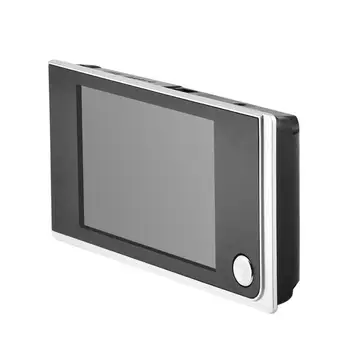 Mini HD Āra Elektronisko Peephole Kamera Skatītāju Anti-Zaglis 3.5 Iekštelpu LCD Krāsu Ekrāns Vizuāli 120° Mājās Droši Veikt Drošības