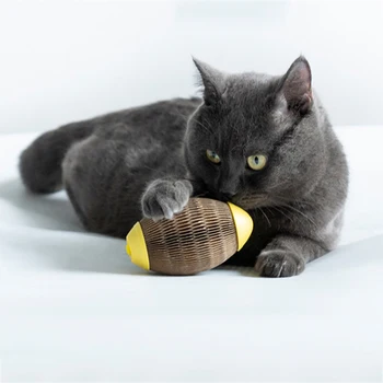 Jaunākās Kaķis Rotaļlietas Interaktīvas Bumbu Kaķis Nulles Valde Ar Catnip Kaķi Scratcher Katten Smieklīgi Rotaļlietas Pet Spēlē Piegādes Kaķis