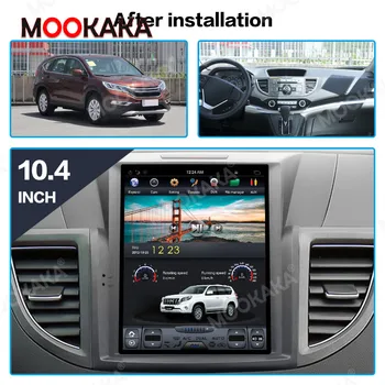Honda CRV 2012. - 2016. gadam Android 9.0 Tesla Stila PX6 Auto Nav DVD Atskaņotājs, GPS Navigācijas Multimediju Atskaņotājs, Carplay Stereo Galvas Vienības