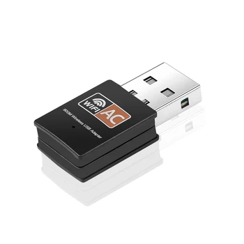 Kebidu Bezvadu 600Mbps Tīkla Karte USB WiFi Adapteri 2.4 GHz 5GHz WiFi Antenu, DATORU, Datora Uztvērējs Dual Band Bez Vadītāja