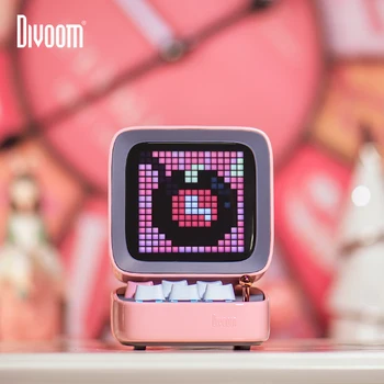 Jaunu Divoom DITOO Pikseļu Bluetooth Bezvadu Skaļruni, Mehāniskās retro mini datora modeli Gudru Runātāju modinātājs Ziemassvētku dāvanu
