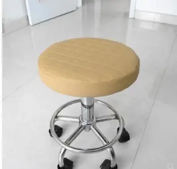 Tīrtoņa krāsu tīkla modelis PU bieza kārta izkārnījumos segtu sēdekļa spilvena vāka simulācijas pu ādas bāra krēsls ietver