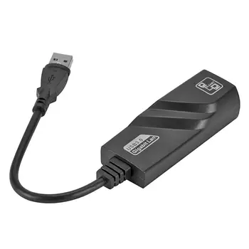 Vadu USB 3.0 Gigabit Ethernet RJ45 LAN (10/100/1000) Mbps Tīkla Adapteri Ethernet HUB Tīkla Kartes, Lai Portatīvo DATORU