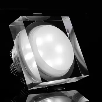 Kvadrātveida/Apaļā 5W/12W/10W LED Kristāla Griestu Downlight Silts/Auksts Balts LED Prožektora Kabinets Koridors, Dzīvojamā Istaba Mājās salona Apgaismojums