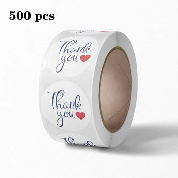 500PCS/Paldies tēmu uzlīmju albums zīmogs Ziemassvētku dāvanu dzimšanas dienas svinības apdare kraft papīra soma, uzlīmes, kancelejas preces etiķete