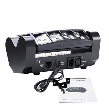 Mini Led Rgbw 4in1 Sākuma Posmā Apgaismojuma Efekts DMX Lāzera Projektors Ar Tālvadības Lumiere Disko Gaismas Dj Puses Skatuves Gaismas Pārdošanai